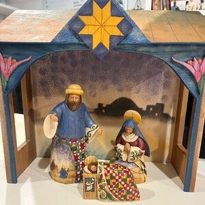 Jim Shore Nativity and crèche